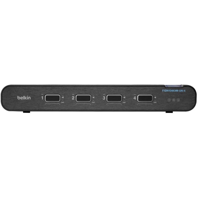 Belkin 2nd Gen Secure KVM Switch, 4-Port Single Head w/ CAC - Thumbnail 1