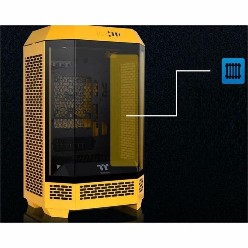 Thermaltake The Tower 300 Bumblebee Micro Tower Chassis - Thumbnail 5