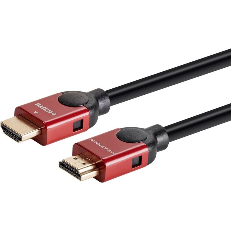 Monoprice Select Metallic Series High Speed HDMI Cable with Ethernet, 10ft - Thumbnail 1