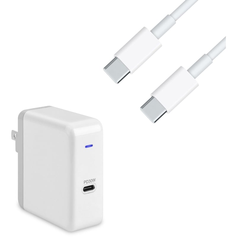 4XEM 4XEM USB-C 30W Wall Charger with included 3ft UCB-C Cable - Combo Kit - Thumbnail 1