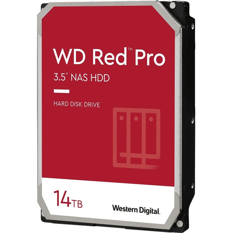 WD Red Pro WD141KFGX-20PK 14 TB Hard Drive - 3.5" Internal - SATA (SATA/600) - Thumbnail 1