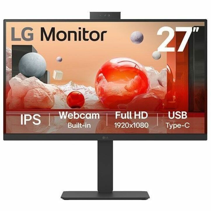 27 LG MONITOR, 1920X1080, 16:9 IPS, HDMI, DP, USB-C USB 3.0, DAISY CHAIN - Thumbnail 2