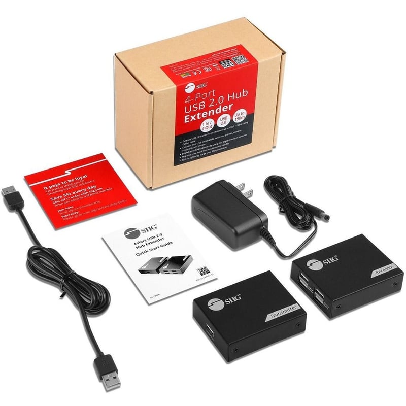 SIIG, Inc 4-Port USB 2.0 Hub Extender - Thumbnail 4