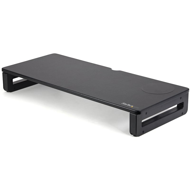 StarTech.com Monitor Riser Stand with Wireless Charging Pad, 15W Qi Charger for Phone, Height Adjustable Computer Monitor Riser for Desk - Thumbnail 1