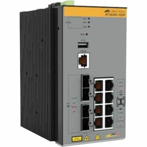 Allied Telesis IE340-12GP Layer 3 Switch - Thumbnail 1