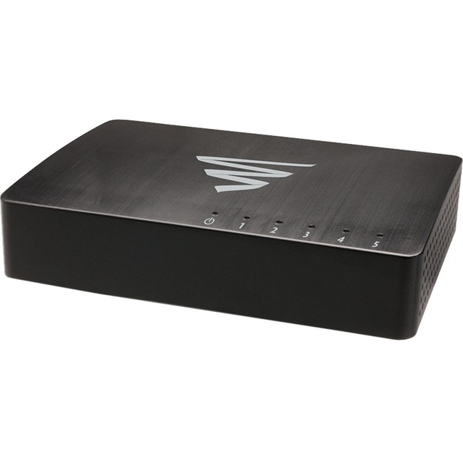 Luxul 5-Port Desktop Gigabit Ethernet Switch with US Power Cord - Thumbnail 1