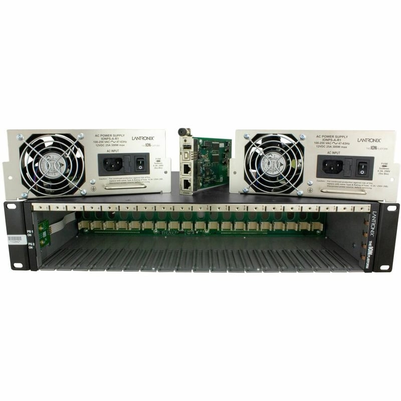 Lantronix 19-Slot Chassis for ION Slide-in Modules - Thumbnail 2