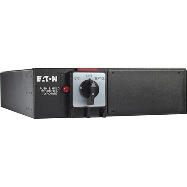 Eaton BPM Bypass Power Module, Wall-mount or rackmount, 3U, Black, Yes, Split-phase (L1, L2, N, G), 9PXM, 9170+, 9155, 9PXSP 8-10K, 1, HW (50-125A), 6) 5-20R, (3) L6-30R - Thumbnail 2