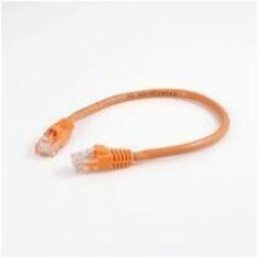 Quiktron Q-Series Patch Cords, CAT6, booted, Orange, 14 FT - Thumbnail 2