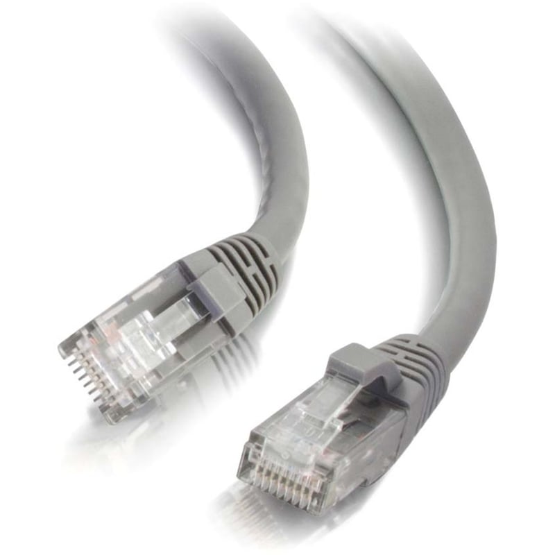 C2G 50ft Cat6 Ethernet Cable - Snagless - 550MHz - Grey - Thumbnail 3