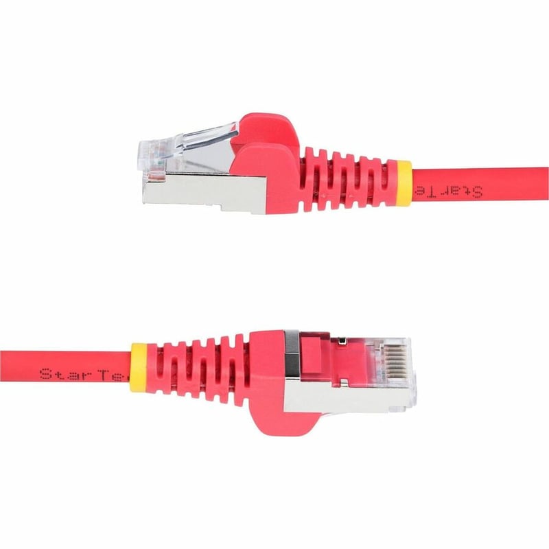 CAT6A ETHERNET CABLE - RED 10GBE S/FTP LSZH 100W POE - Thumbnail 3