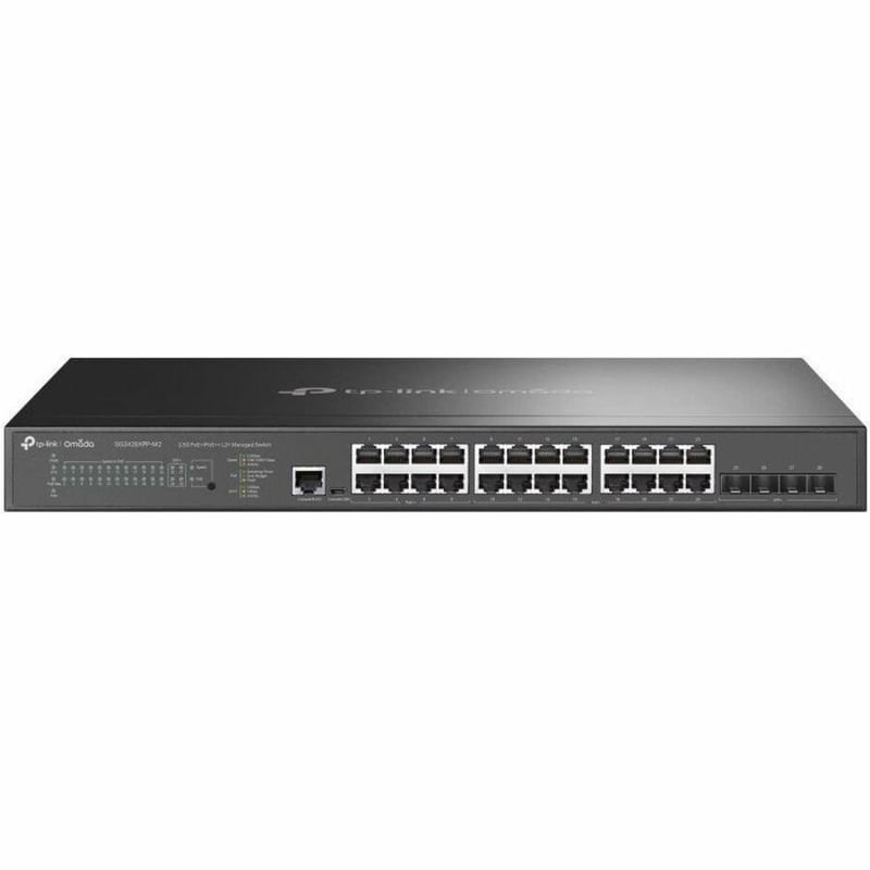 TP-Link JetStream 24-Port 2.5GBASE-T and 4-Port 10GE SFP+ L2+ Managed Switch with 16-Port PoE+ & 8-Port PoE++ - Thumbnail 1