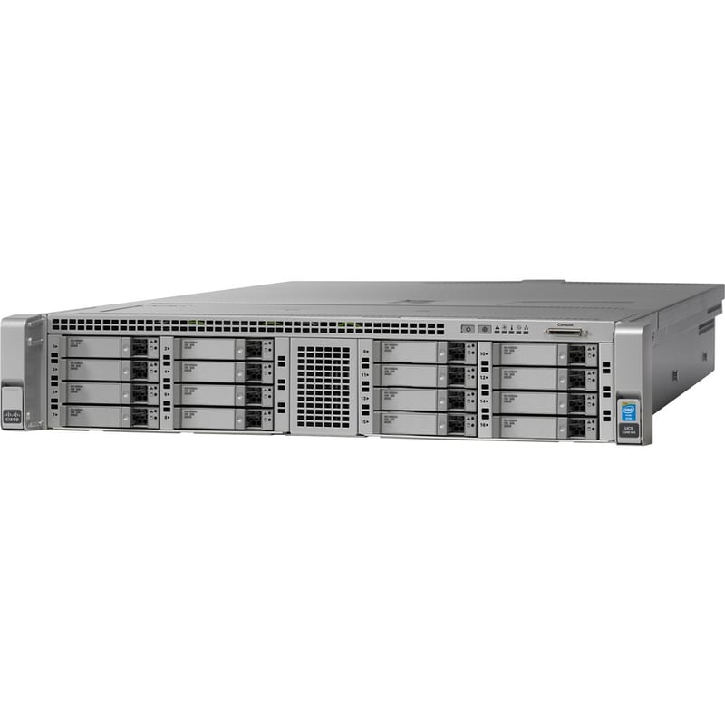 Cisco C240 M4 2U Rack Server - 2 x Intel Xeon E5-2637 v4 3.50 GHz - 256 GB RAM - Serial ATA/600 Controller - Thumbnail 2