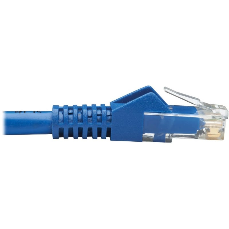Eaton Tripp Lite Series Cat6 Gigabit Snagless Molded UTP Ethernet Cable (RJ45 M/M), PoE, CMR-LP, Blue, 30 ft. (9.14 m) - Thumbnail 4