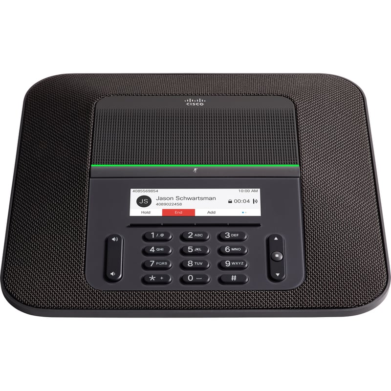 Cisco 8832 IP Conference Station - Corded/Cordless - DECT, Wi-Fi - Tabletop - Charcoal - Thumbnail 3