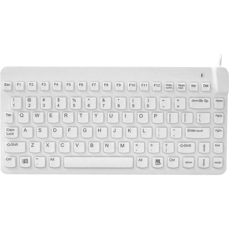 Man & Machine Premium Waterproof Disinfectable Silent 12" Keyboard - Thumbnail 5
