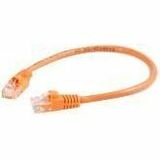 Quiktron Q-Series Patch Cords, CAT6, Non-Booted, Orange, 7 FT