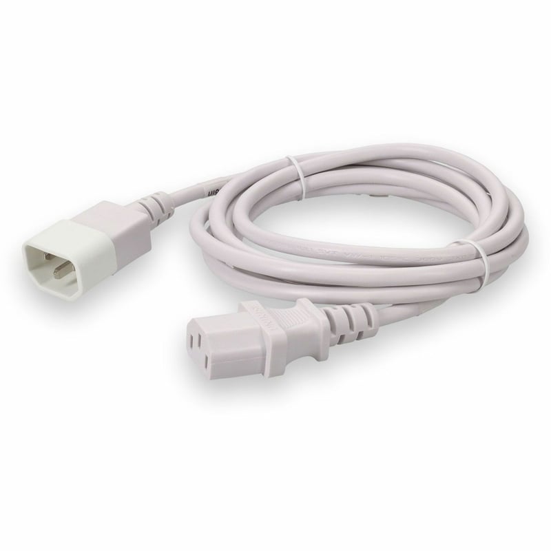 5FT C13/C14 PWR CBL 100-250V 10A WHITE - Thumbnail 1
