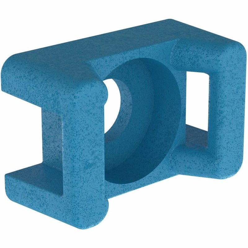 Panduit TM2S8-C76 Cable Tie Mount, Aqua, ETFE, 0.63x0.43" , #8 Screw, PK100 - Thumbnail 3