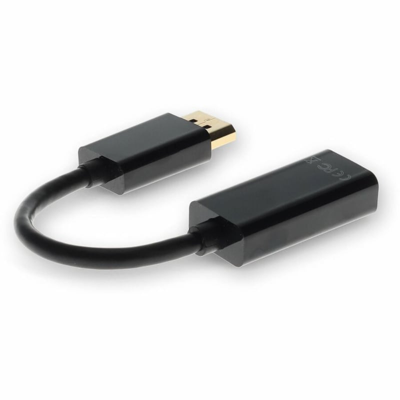 HP BP937AA Compatible DisplayPort 1.2 Male to HDMI 1.3 Female Black Adapter Which Requires DP++ For Resolution Up to 2560x1600 (WQXGA) - Thumbnail 5