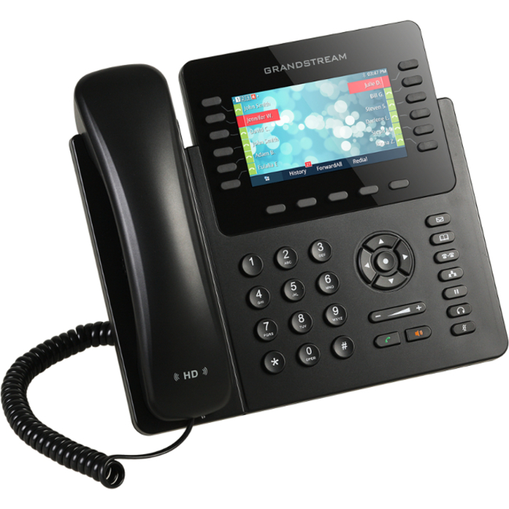 Grandstream GXP2170 IP Phone - Corded/Cordless - Corded - Bluetooth - Wall Mountable - Black - Thumbnail 3