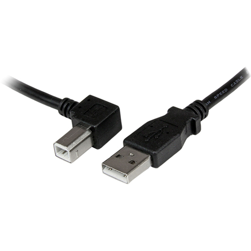 StarTech.com 1m USB 2.0 A to Left Angle B Cable - M/M - Thumbnail 1