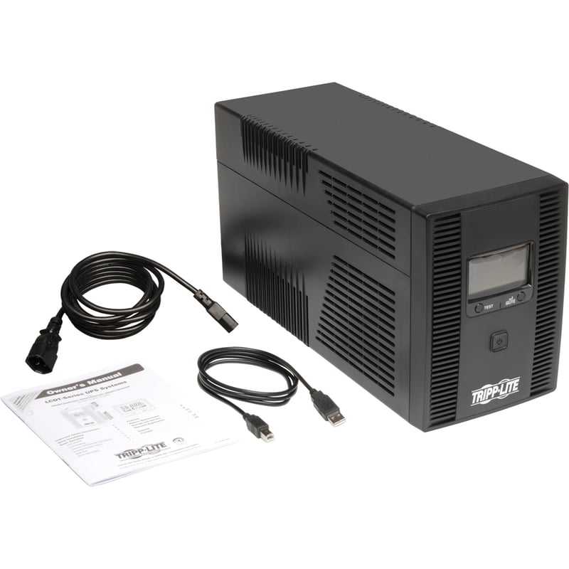 Tripp Lite by Eaton UPS SmartPro 230V 1.5kVA 900W Line-Interactive UPS Tower LCD USB 8 Outlets - Thumbnail 3
