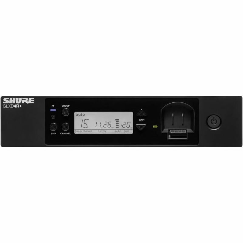 SHURE GLXD4R+=-Z3 DUAL BAND WIRELESS RECEIVER RACK MOUNT - Thumbnail 2