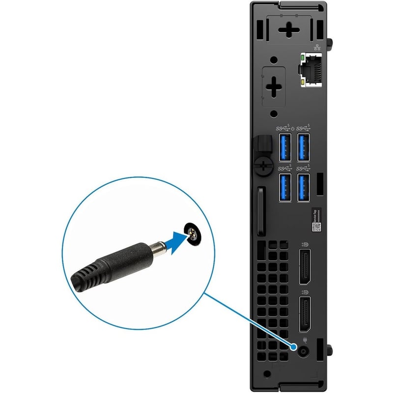 Dell OptiPlex 5000 Desktop Computer - Intel Core i5 12th Gen i5-12500T Hexa-core (6 Core) 2 GHz - 16 GB RAM DDR4 SDRAM - 256 GB M.2 PCI Express NVMe 3.0 x4 SSD - Micro PC - Black