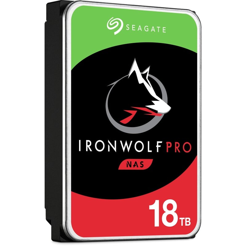 Seagate IronWolf Pro ST18000NE000 18 TB Hard Drive - 3.5" Internal - SATA (SATA/600) - Conventional Magnetic Recording (CMR) Method - Thumbnail 2