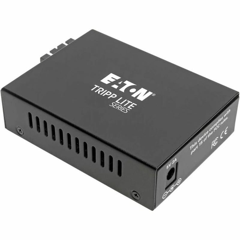 Tripp Lite by Eaton Gigabit Singlemode Fiber to Ethernet Media Converter, SC, 1310 nm, 20 km (12.4 mi.) - Thumbnail 1