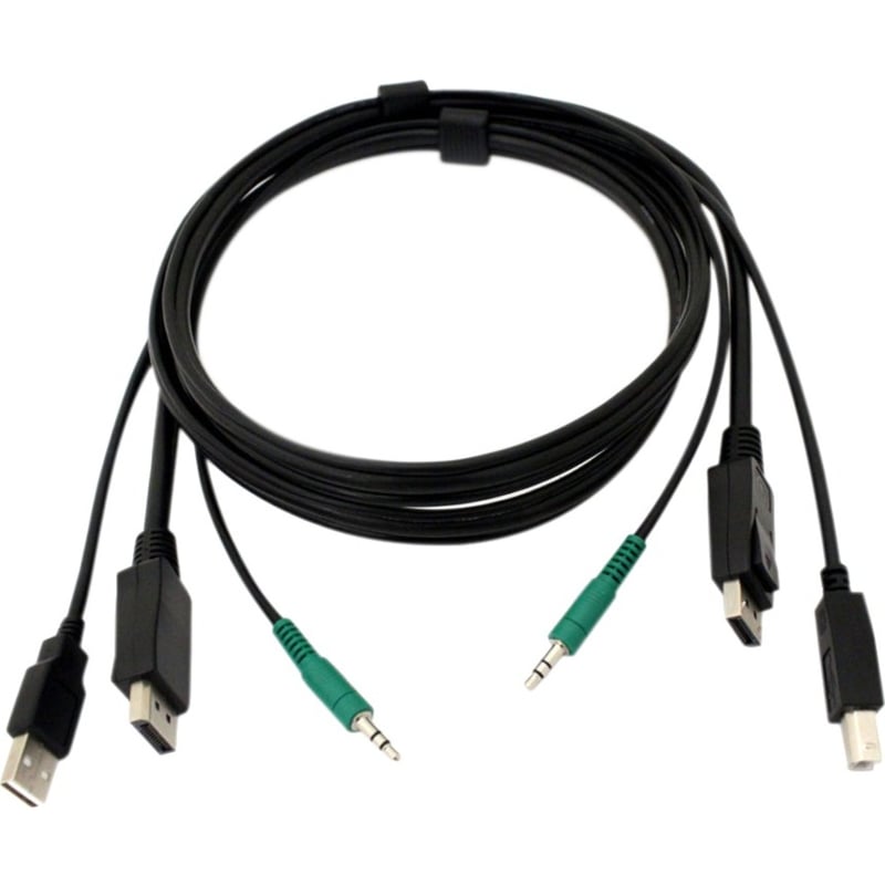SmartAVI 6 ft KVM USB DisplayPort Cable - Thumbnail 1
