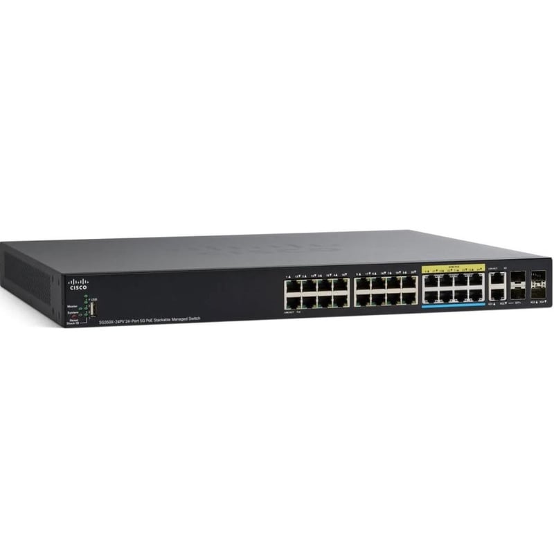 Cisco SG350XG-24T 24-Port 10GBase-T Stackable Managed Switch - Thumbnail 3