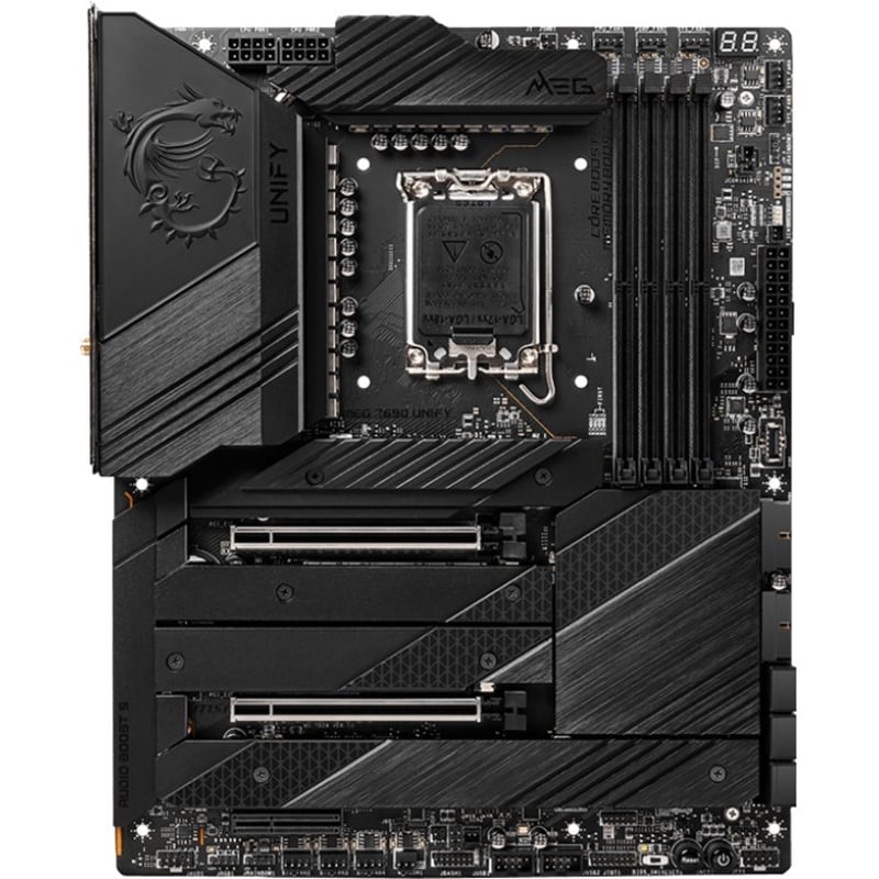 MSI MEG Z690 UNIFY Desktop Motherboard - Intel Z690 Chipset - Socket LGA-1700 - Intel Optane Memory Ready - ATX - Thumbnail 4