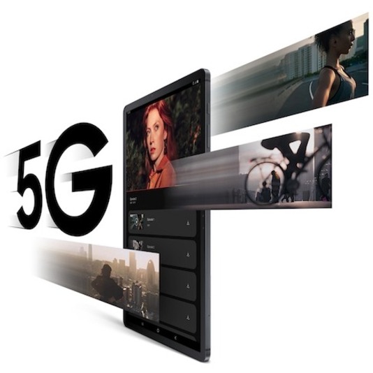 Samsung Galaxy Tab S7 FE 5G SM-T738U Tablet - 12.4" WQXGA - Qualcomm SM7225 - 4 GB - 64 GB Storage - Android 11 - 5G - Mystic Black - Thumbnail 2