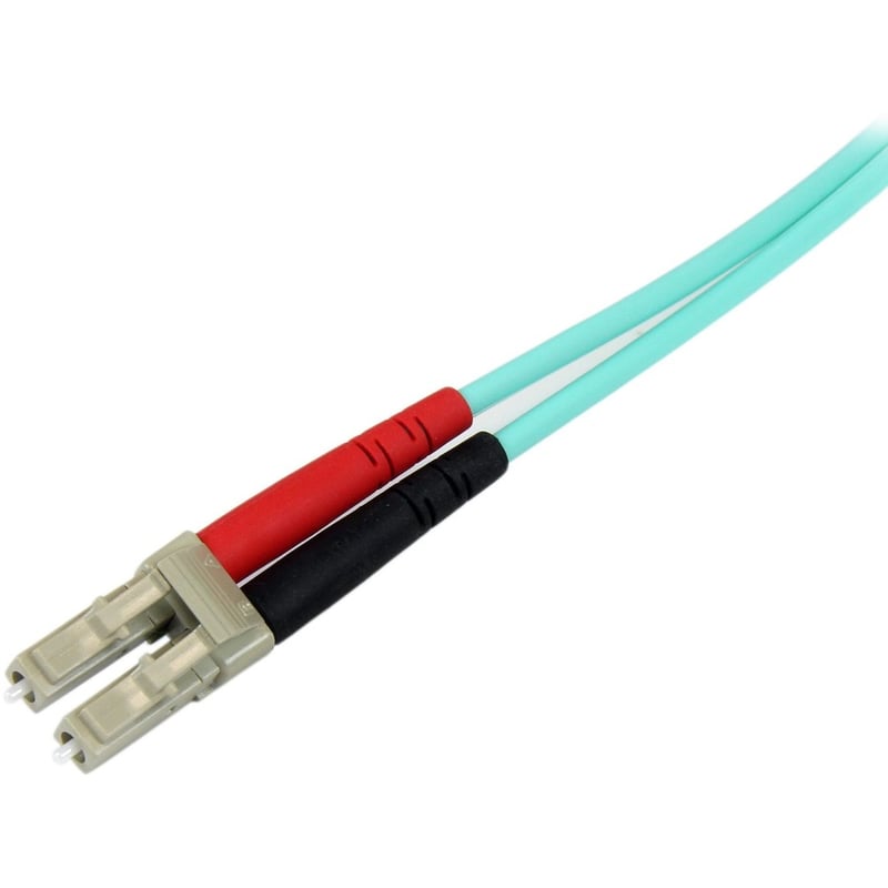 StarTech.com 10m (30ft) LC/UPC to SC/UPC OM3 Multimode Fiber Optic Cable, Full Duplex Zipcord Fiber, 100Gbps, LOMMF, LSZH Fiber Patch Cord - Thumbnail 3