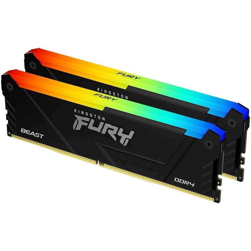 Kingston FURY Beast 64GB (2 x 32GB) DDR4 SDRAM Memory Kit - Thumbnail 1