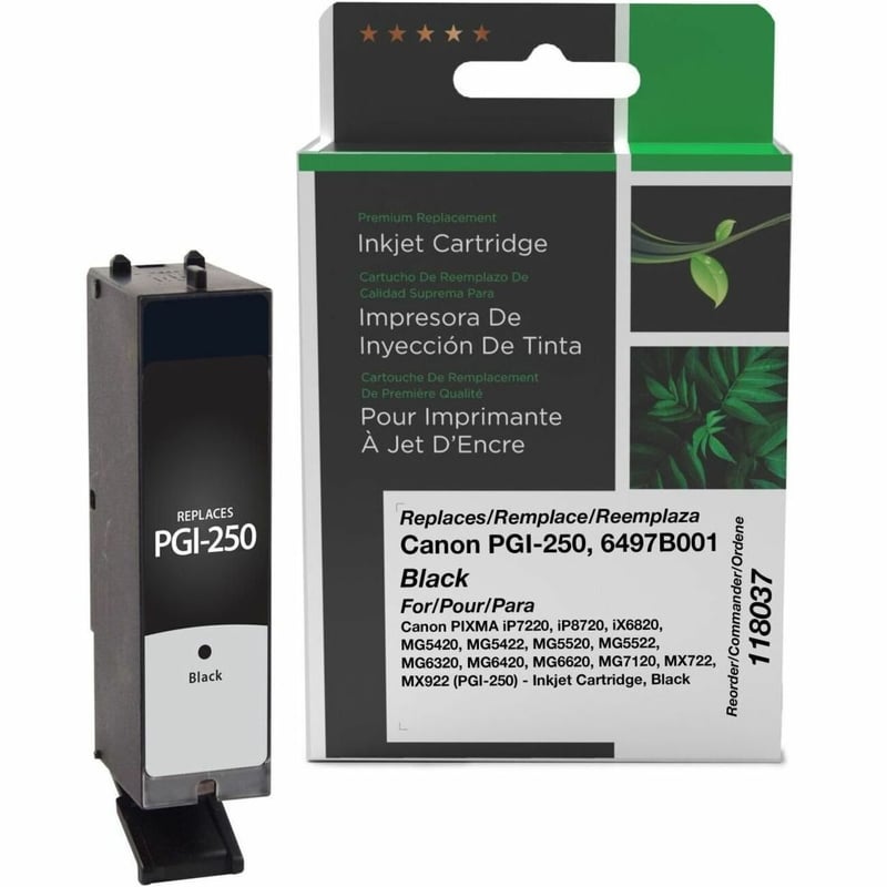 Clover Imaging Remanufactured Black Ink Cartridge for Canon PGI-250 (6497B001) - Thumbnail 1