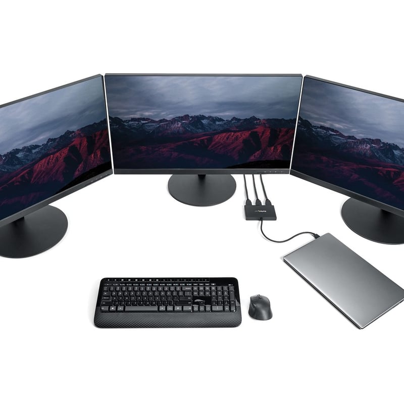 StarTech.com 3-Port USB-C Multi-Monitor Adapter, Type-C to 3x HDMI MST Hub, Triple 1080p HDMI Laptop Display Extender / Splitter, Windows - Thumbnail 4