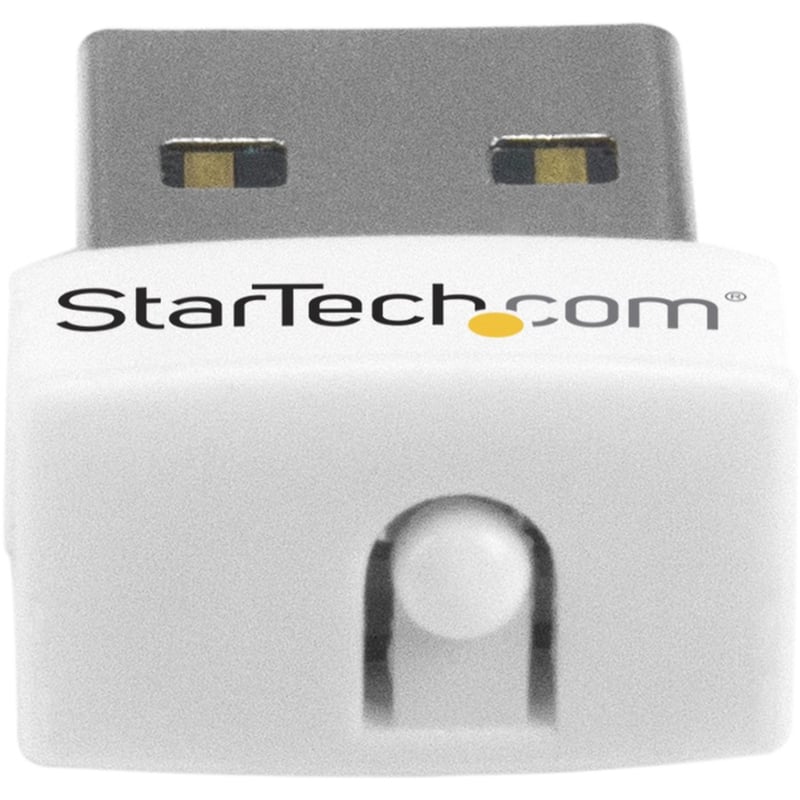 StarTech.com USB 150Mbps Mini Wireless N Network Adapter - 802.11n/g 1T1R USB WiFi Adapter - White - Thumbnail 2