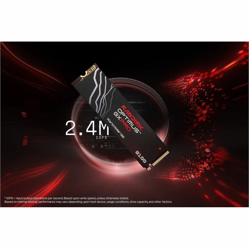 SANDISK OPTIMUS GX PRO 8100 PCIE 2000GB M2 - Thumbnail 4