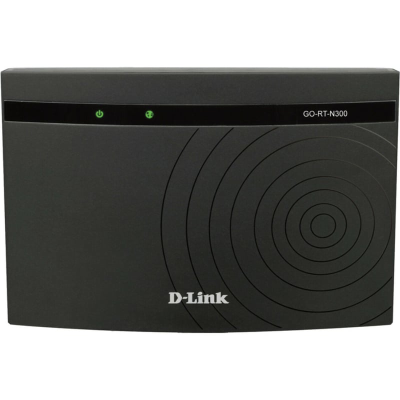 D-Link GO-RT-N300 Wi-Fi 4 IEEE 802.11n Ethernet Wireless Router - Thumbnail 1