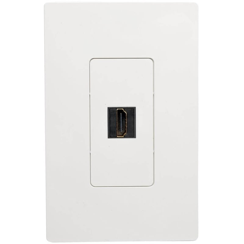 Eaton Tripp Lite Series High-Speed HDMI with Ethernet All-in-One Keystone/Panel Mount Coupler Cable (F/F), Angled Connector, 1 ft. (0.31 m) - Thumbnail 3