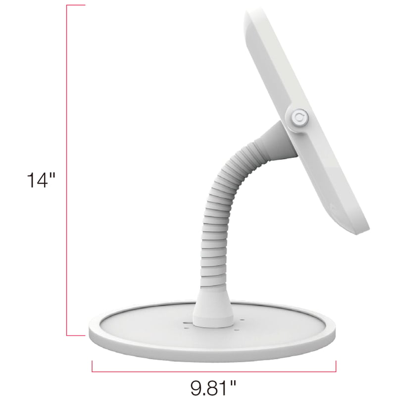 The Joy Factory Elevate II Flex Countertop Kiosk for Galaxy Tab A 10.1 (2019) (White) - Thumbnail 5