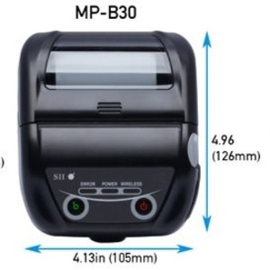 Seiko MP-B30L 3" Mobile Label / Receipt Printer - Bluetooth - USB - Thumbnail 3