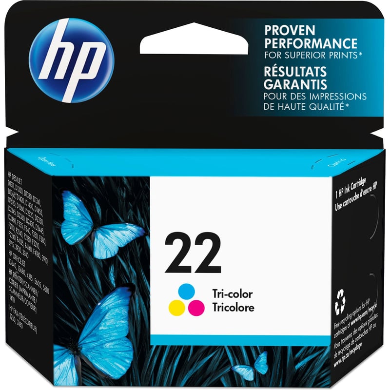 HP 22 Original Ink Cartridge - Single Pack - Thumbnail 1