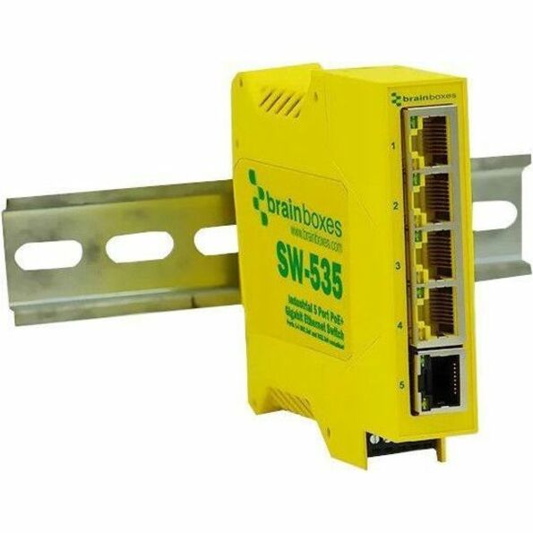 IND.5 PORT POE+ GB ENET SWITCH INDUSTRIAL COMPACT -40F TO +158F - Thumbnail 3