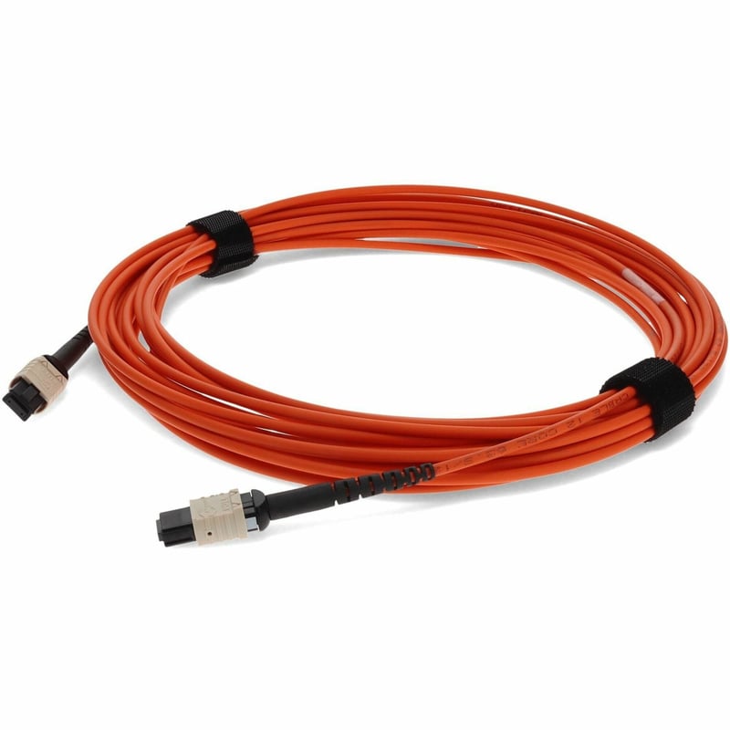AddOn 9m MPO/UPC to MPO/UPC Orange OM1 OFNR (Riser-Rated) 12-Strand Fiber Patch Cable - Thumbnail 1