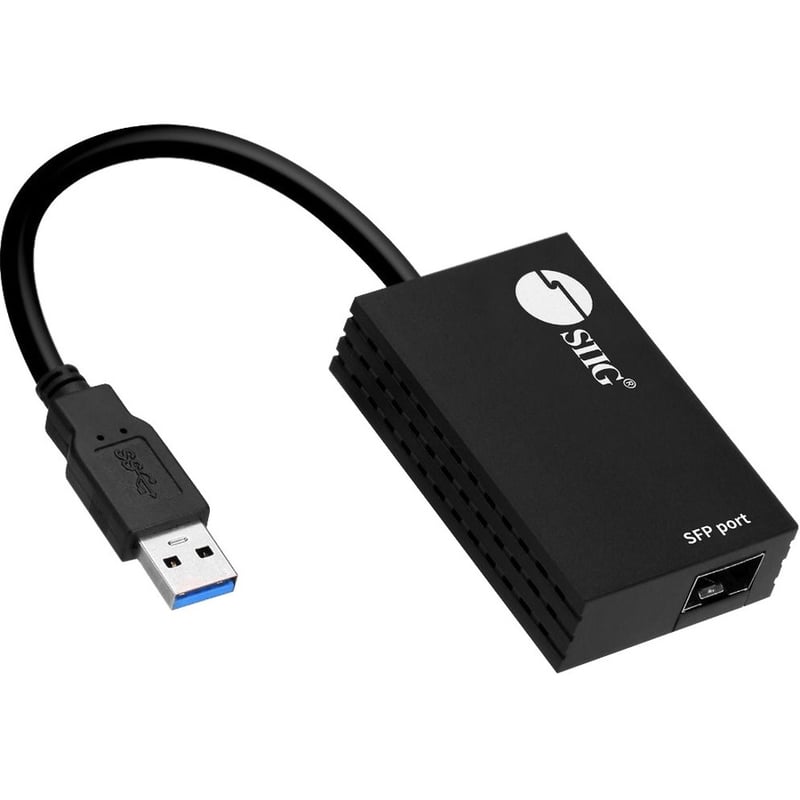 SIIG USB 3.0 to SFP Gigabit Ethernet Adapter - Thumbnail 1