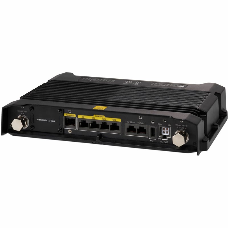 Cisco IR829 Wi-Fi 4 IEEE 802.11n Cellular Wireless Integrated Services Router - Refurbished - Thumbnail 1
